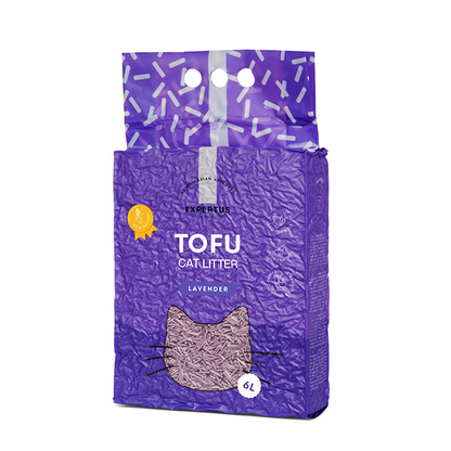 Expertus Tofu kraikas katėms, levandų kvapo, 6 l