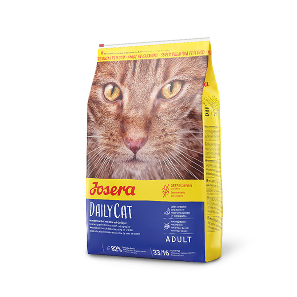 Josera DailyCat begrūdis kačių maistas su paukštiena, 2 kg