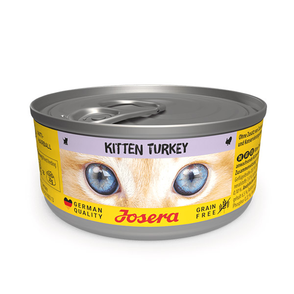 Josera Kitten konservai kačiukams su kalakutiena, 85g