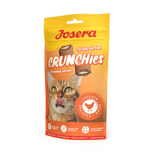 Josera Crunchies Chicken vištienos skanėstai katėms, 60 g