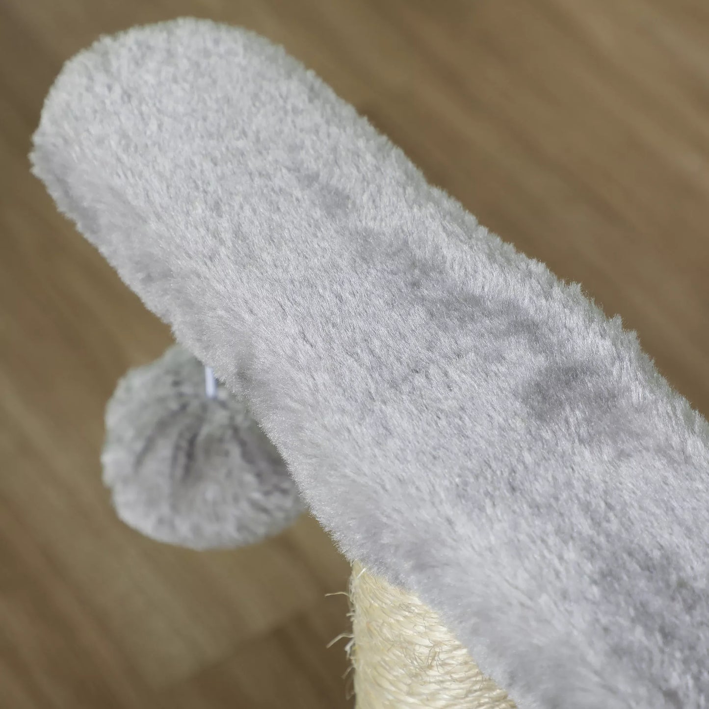 Maža katės draskyklė, žaidimų medis katėms su žaidimo kamuoliu, ruda, 40 x 30 x 43 cm