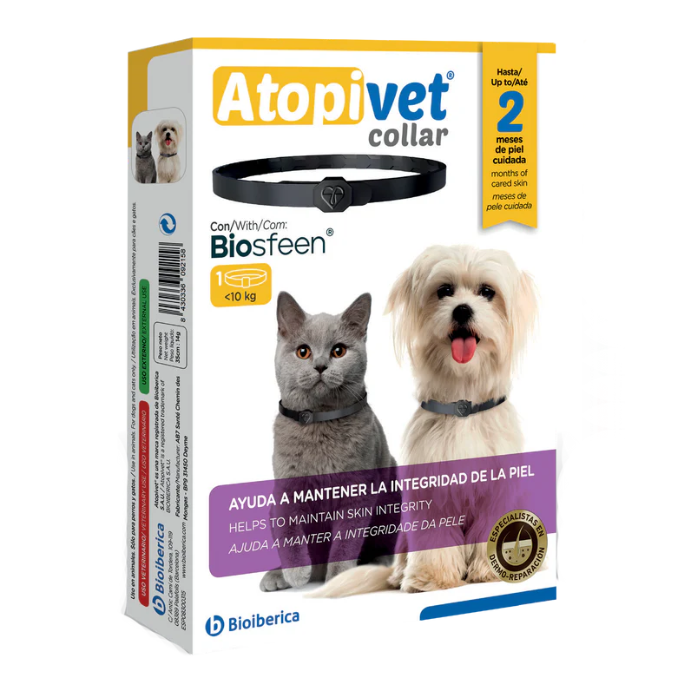 Atopivet® antkaklis šunims ir katėms <10kg, 35cm ilgio