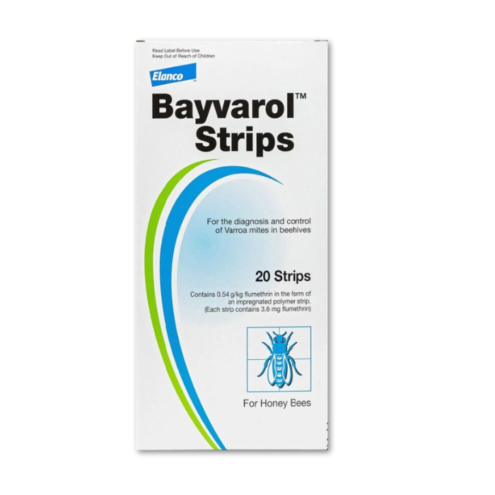 BAYVAROL, avilio juostelės nuo erkių bitėms N20