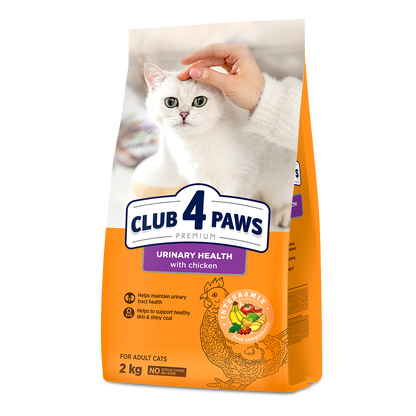 CLUB 4 PAWS PREMIUM ŠLAPIMO SISTEMOS SVEIKATAI PALAIKYTI . VISAVERTIS SAUSAS PAŠARAS SUAUGUSIOMS KATĖMS