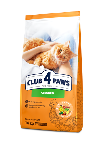 CLUB 4 PAWS PREMIUM VIŠTIENA. VISAVERTIS PAŠARAS SUAUGUSIOMS KATĖMS