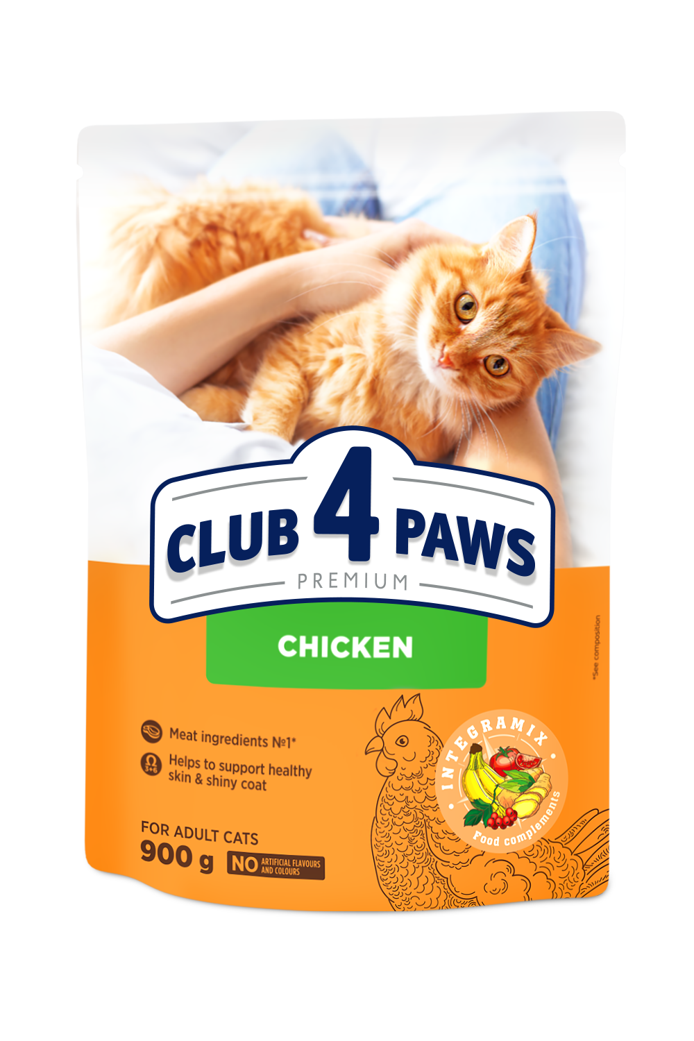 CLUB 4 PAWS PREMIUM VIŠTIENA. VISAVERTIS PAŠARAS SUAUGUSIOMS KATĖMS