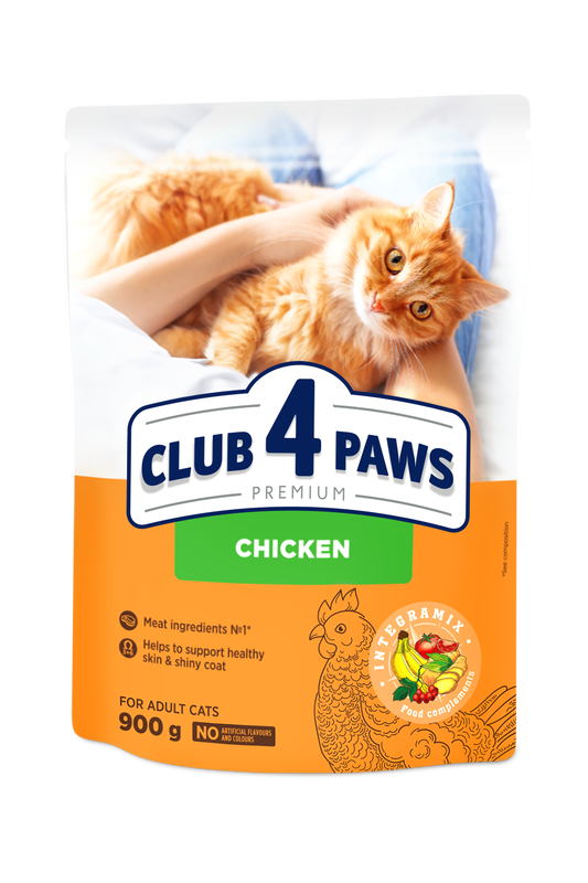 CLUB 4 PAWS PREMIUM VIŠTIENA. VISAVERTIS PAŠARAS SUAUGUSIOMS KATĖMS