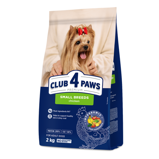 CLUB 4 PAWS PREMIUM VISAVERTIS PAŠARAS MAŽŲ VEISLIŲ SUAUGUSIEMS ŠUNIMS