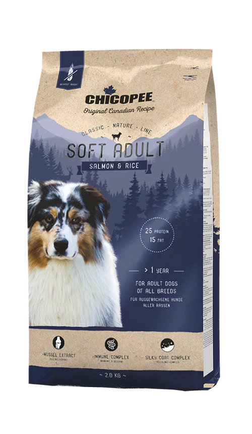 CHICOPEE Classic Nature Line Soft Adult Salmon & Rice