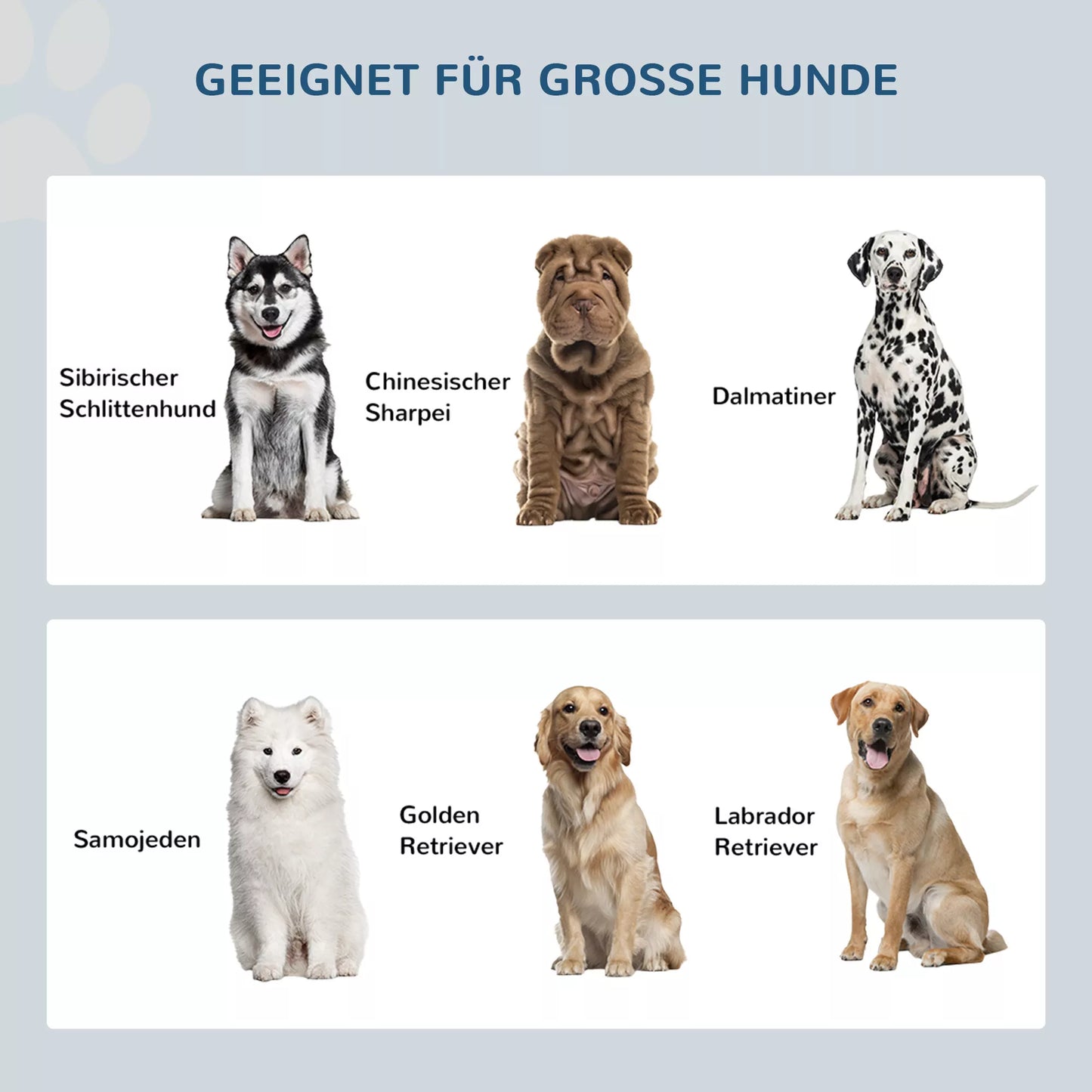Paaukštinta šėrimo stotis su 2 nerūdijančio plieno dubenėliais ir 44 L talpos daiktadėže, magnetinėmis durelėmis, dideliems šunims, juoda