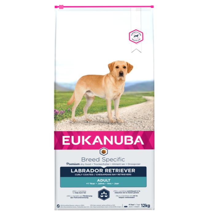 Eukanuba Breed Specific sausas maistas labradorams su vištiena, AB, 12 kg