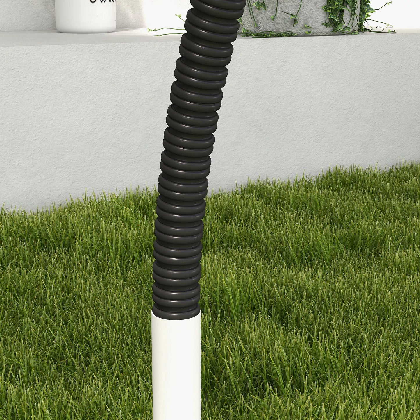 Šunų agiliti rinkinys, dresavimo reikmenys, 4 dalys, 89 x 69 x 99 cm, balta + juoda