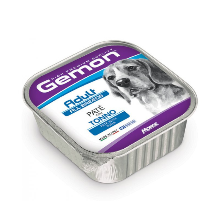 GEMON - Wet Dog Pate Adult konservai šunims su tunu 150 g 