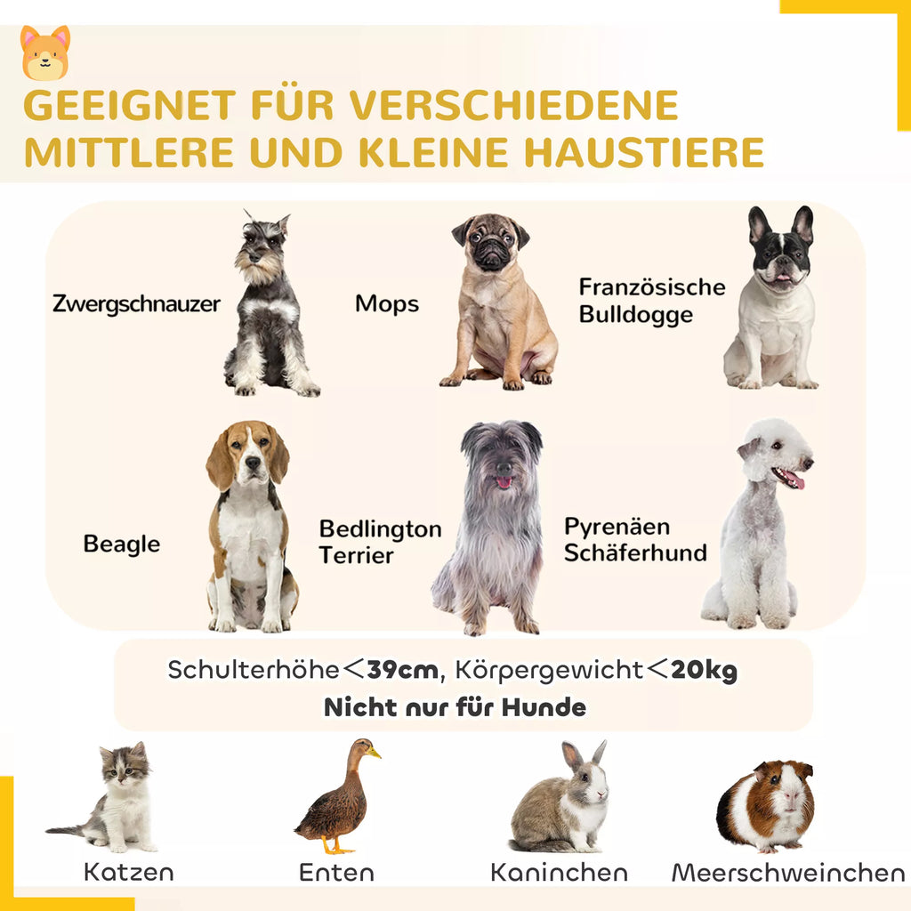 Kucēnu aploks, 76 cm augsts / ~2,5 m², 8 paneļi, grīdas segums, kombinēts jumts