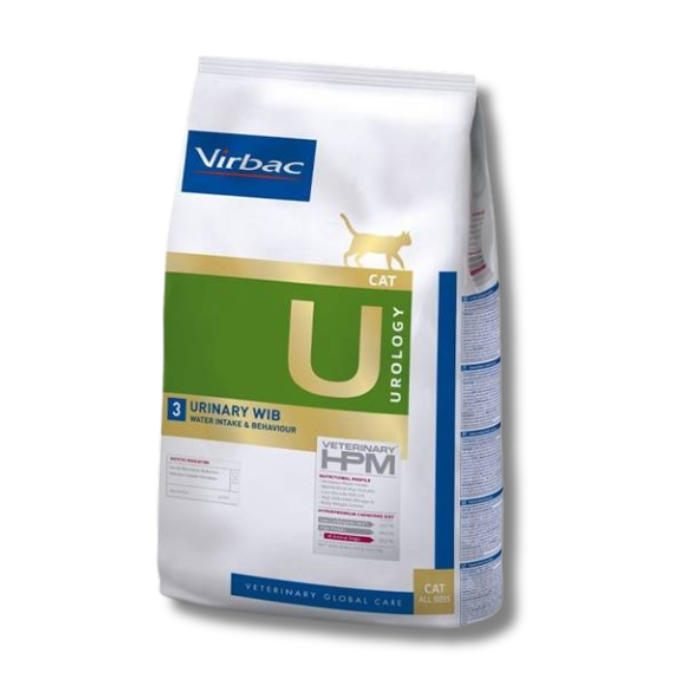 HPMC U3 Cat Urology Urinary Wib sausas pašaras katėms padėti kovoti su pakartotiniu struvitinių akmenų formavimusi 3 kg