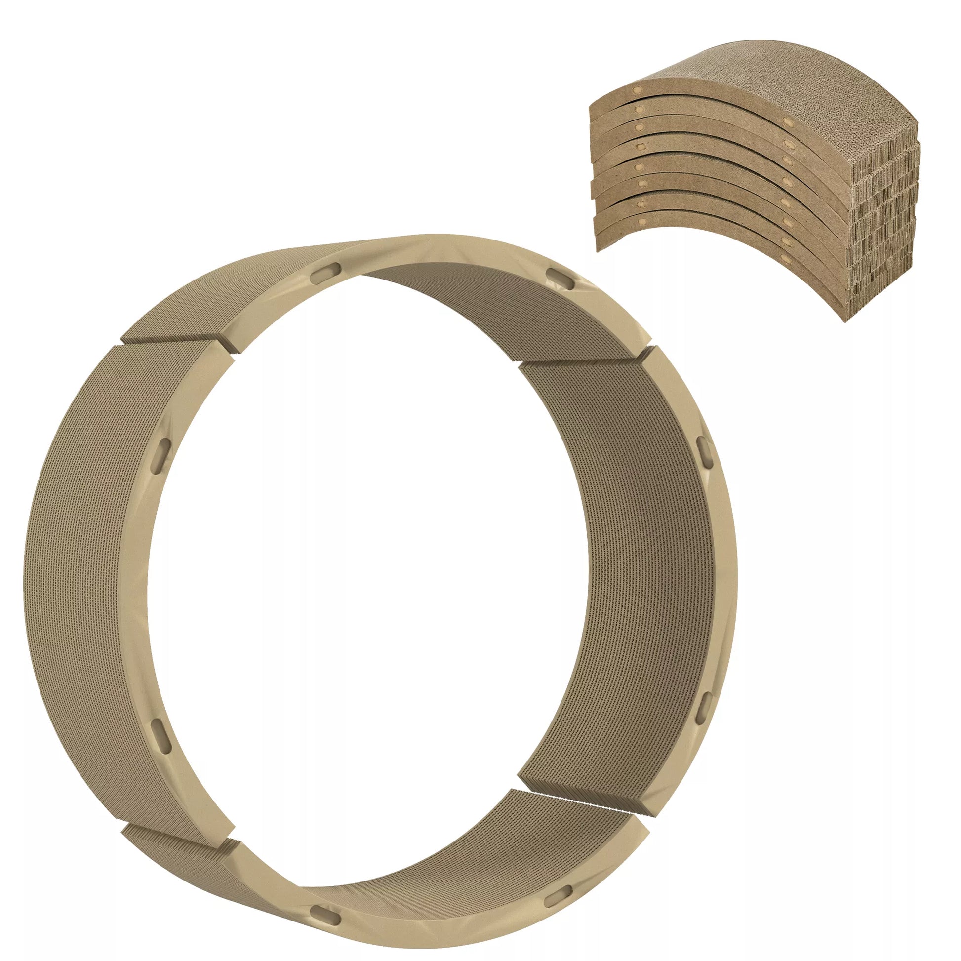 Braižymo lentų rinkinys katės ratui, atlaiko iki 5kg, 55x25,5x3cm, rudas