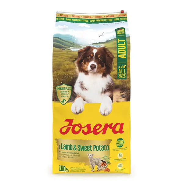 Josera Lamb + Sweet Potato begrūdis sausas pašaras šunims su ėriena ir batatais, 12,5 kg
