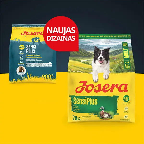 Josera SensiPlus sausas pašaras jautriems šunims su antiena, 3 kg atsinaujinusi pakuotė