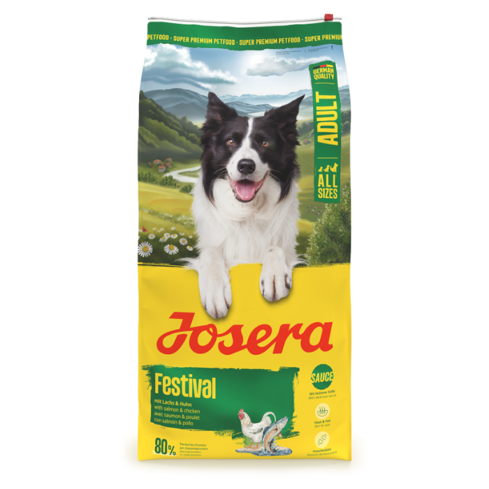 Josera Festival sausas pašaras šunims su lašiša, 12,5 kg