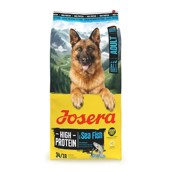 Josera High Protein Adult Sea Fish sausas pašaras šunims su žuvimi, 12,5 kg