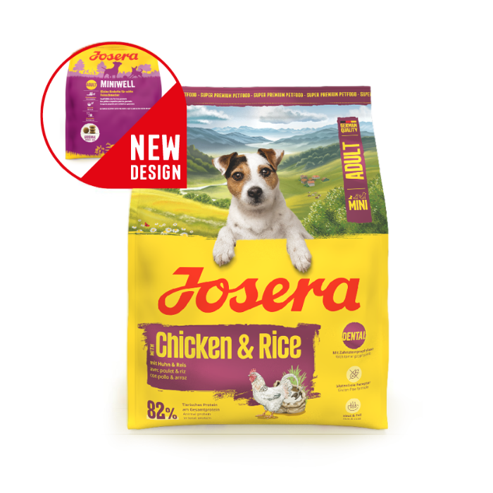 Josera Mini Chicken and Rice sausas pašaras mažų veislių šunims su paukštiena, 10 kg nauja pakuotė