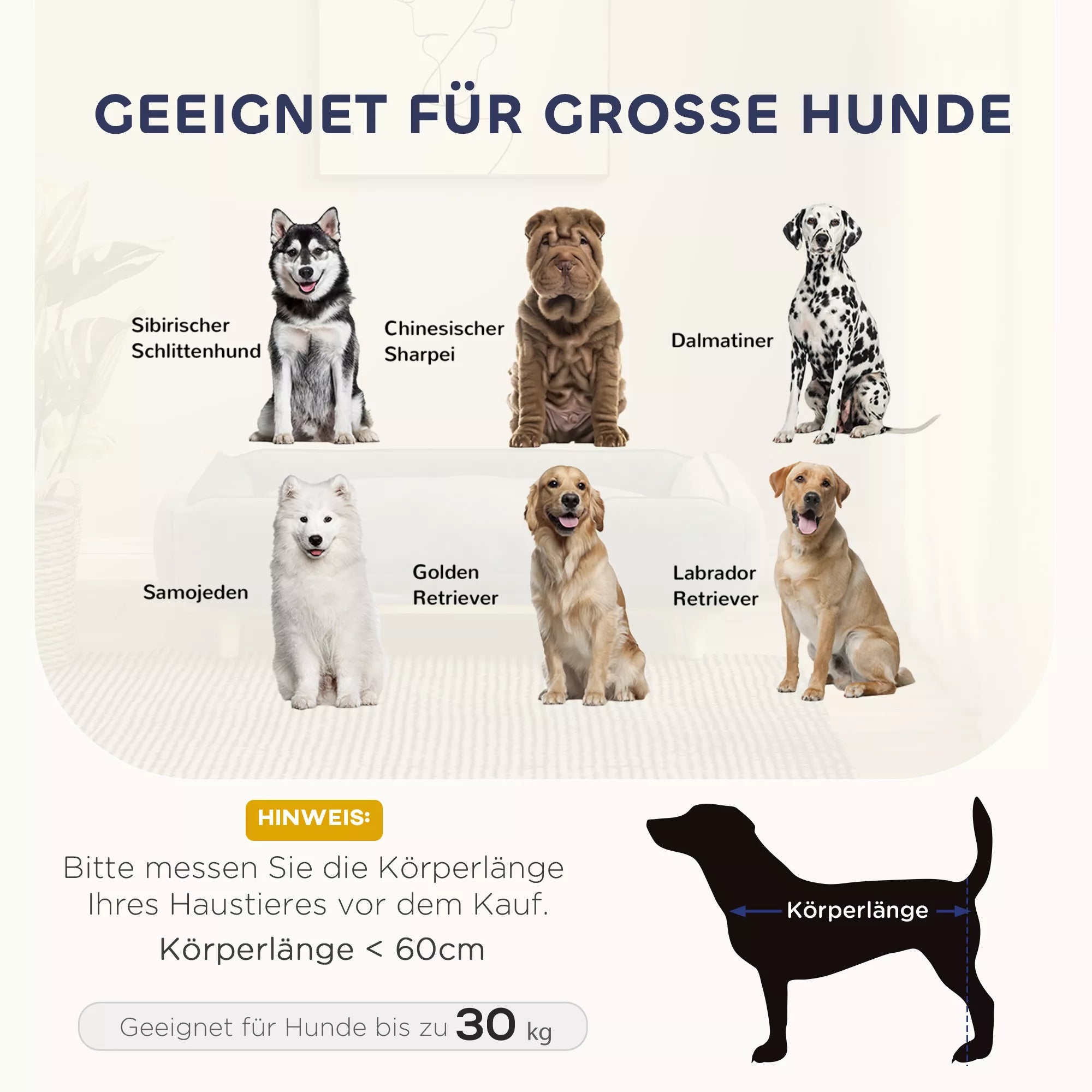 Šunų sofa, naminių gyvūnėlių sofa, naminių gyvūnėlių lova, nuimamas ir skalbiamas čiužinys, Natūralus + Tamsiai pilkas
