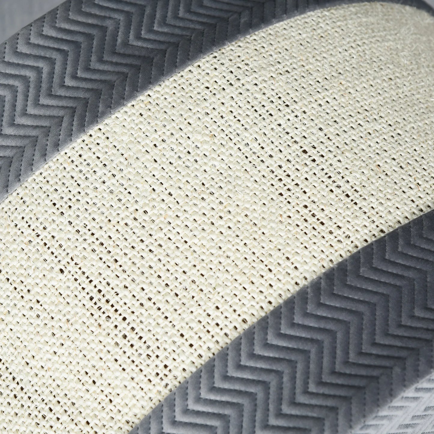 Katytės guolis su draskykle Katės lova Draskomasis namelis Kačių namelis Kačių butas, Sizalas, Pilkas 48,5 x 30 x 30 cm