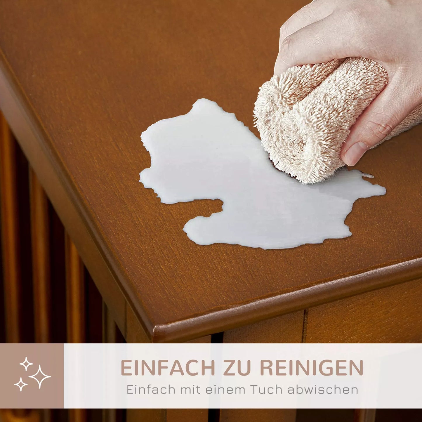 Šunų narvas su užraktu, paaukštintu pagrindu, transportavimo dėžė, 80,5 cm x 59,5 cm x 67,5 cm, rudas