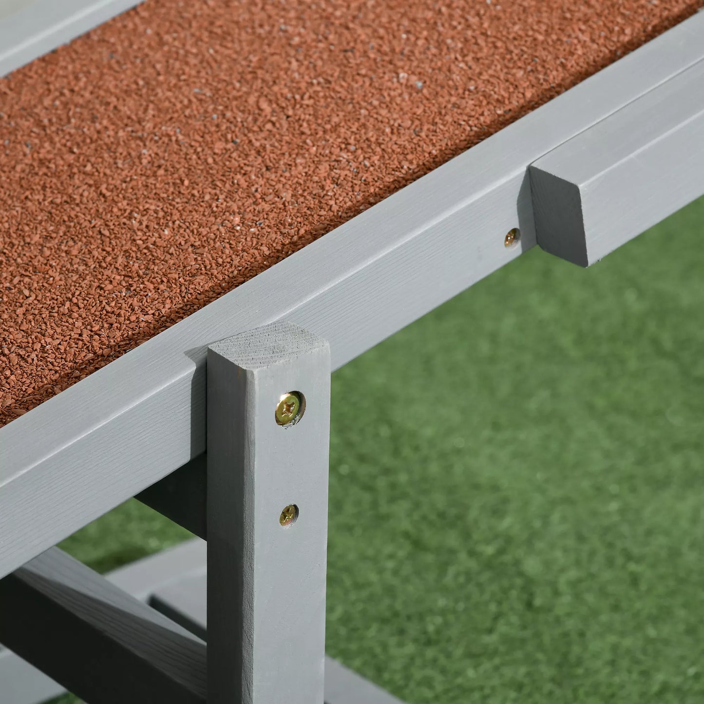 Šunų balansyras Aqulity, Šunų sporto balansyras, 180 x 30 x 30 cm, Pilka + Ruda