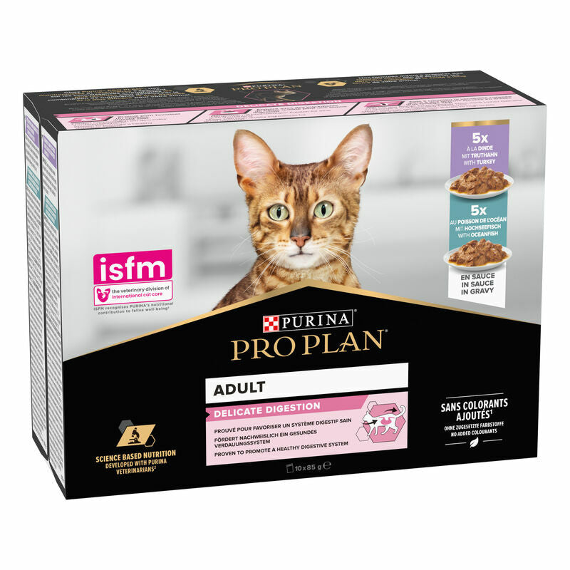 PURINA PP Cat Delicate Dige Fish&Turkey Grav85gN10