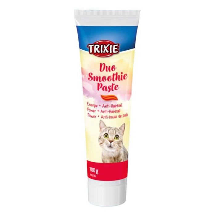 TRIXIE Duo Smoothie energiją stiprinanti ir virškinimą gerinanti pasta katėms , 100 g (pak.6)