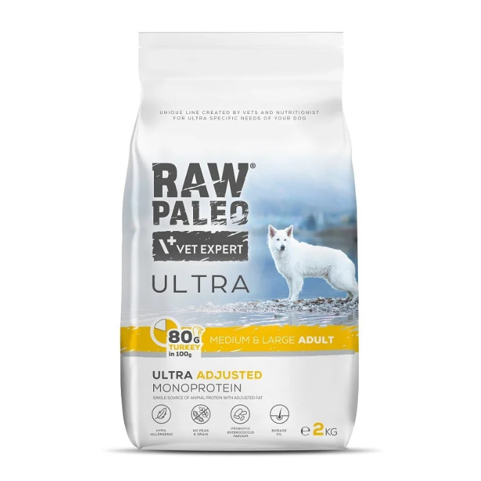 Raw Paleo Ultra Adult Medium&Large Turkey 2kg