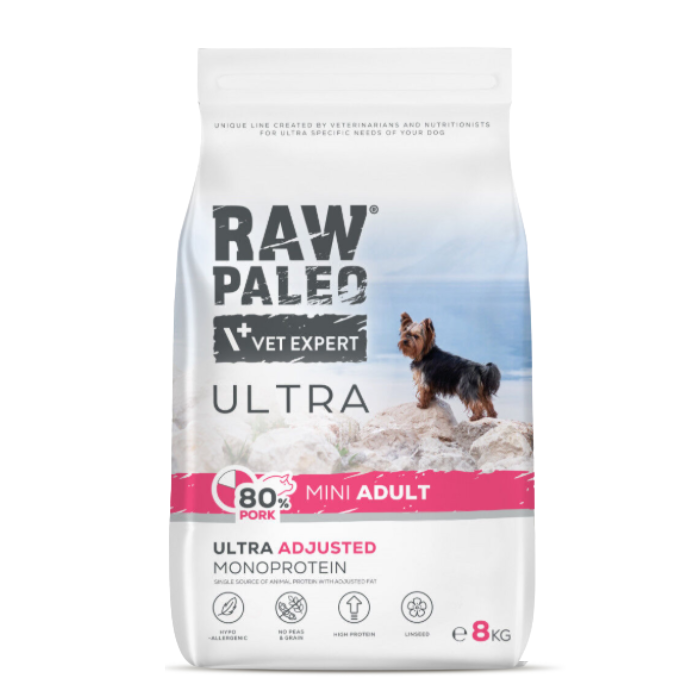 Raw Paleo Ultra Adult Mini Pork 8kg
