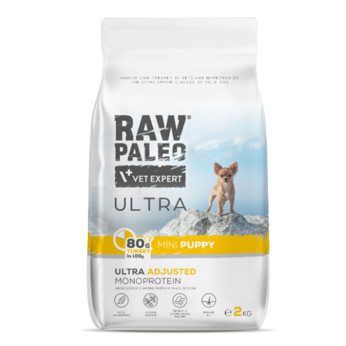 Raw Paleo Ultra Puppy Mini Turkey 2kg
