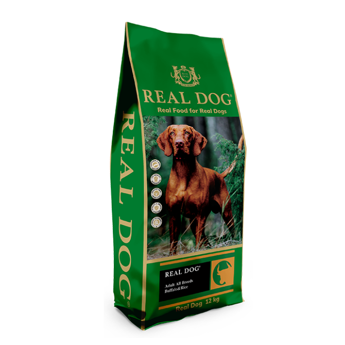 Real Dog SP Adult All Breeds Buffalo&Rice 12 kg