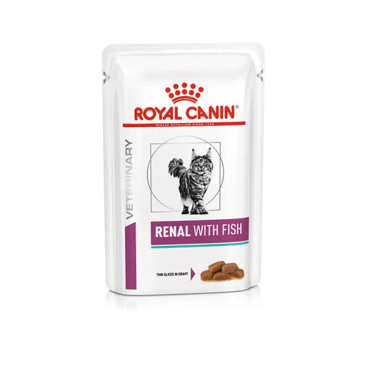 Renal drėgnas pašaras katėms Royal Canin (žuvies griežinėliai padaže)