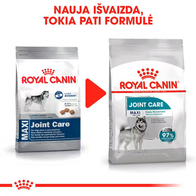 Royal Canin Dog Joint Care Maxi visavertis pašaras didelių veislių šunims  atsinaujinusi pakuotė