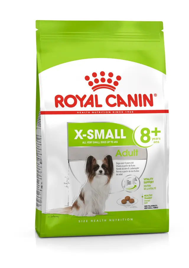 Royal Canin Dog Xsmall Adult 8+ visavertis pašaras mažųjų veislių šunims - vyresniems nei 8 metų