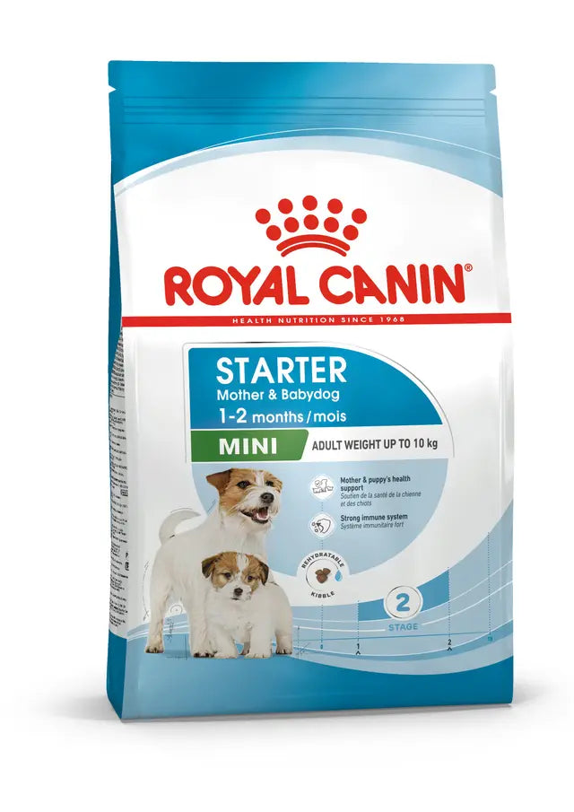 Royal Canin Dog Mini Starter Mother&Babydog visavertis pašaras mažų veislių maitinančioms kalėms/šuniukams