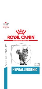 Royal Canin Veterinary Cat Hypoallergenic visavertis pašaras alergiškoms katėms