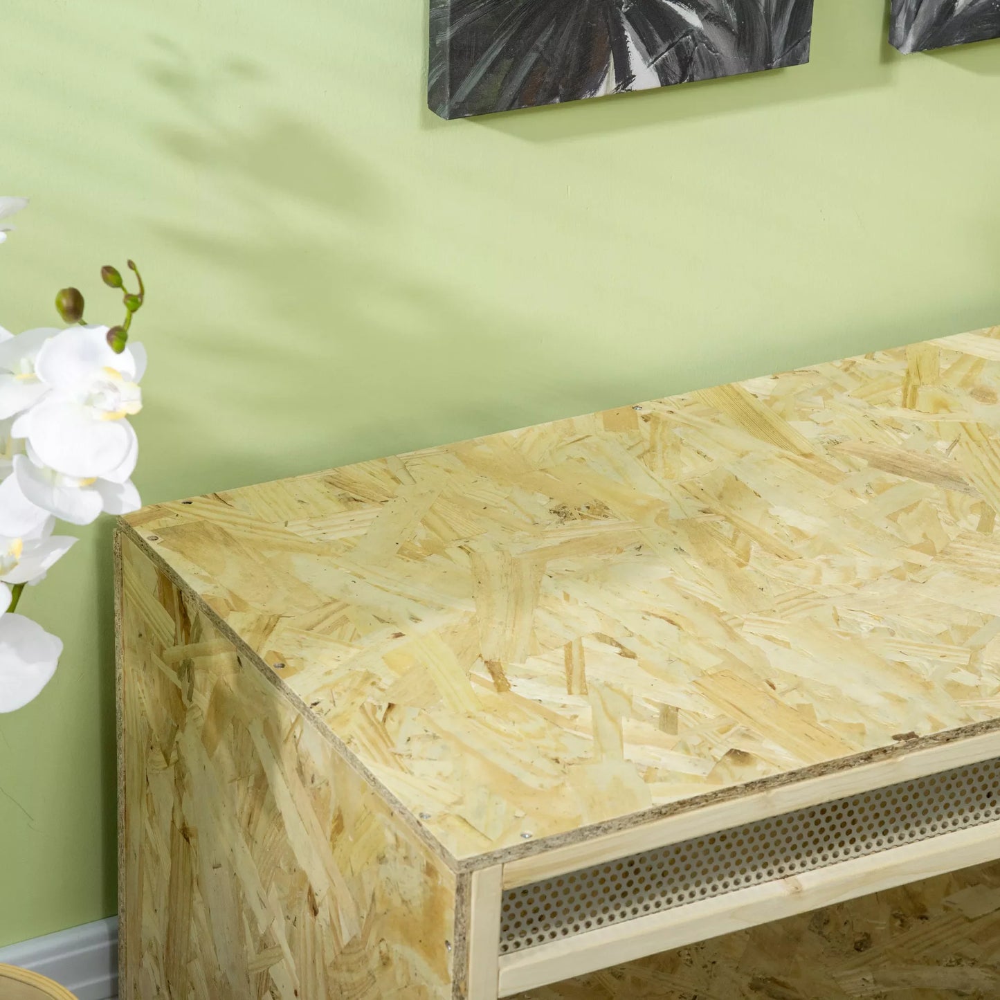 Terariumas ropliams/varliagyviams, stumdomos stiklinės durys, ventiliacijos grotelės, 120x50x50 cm