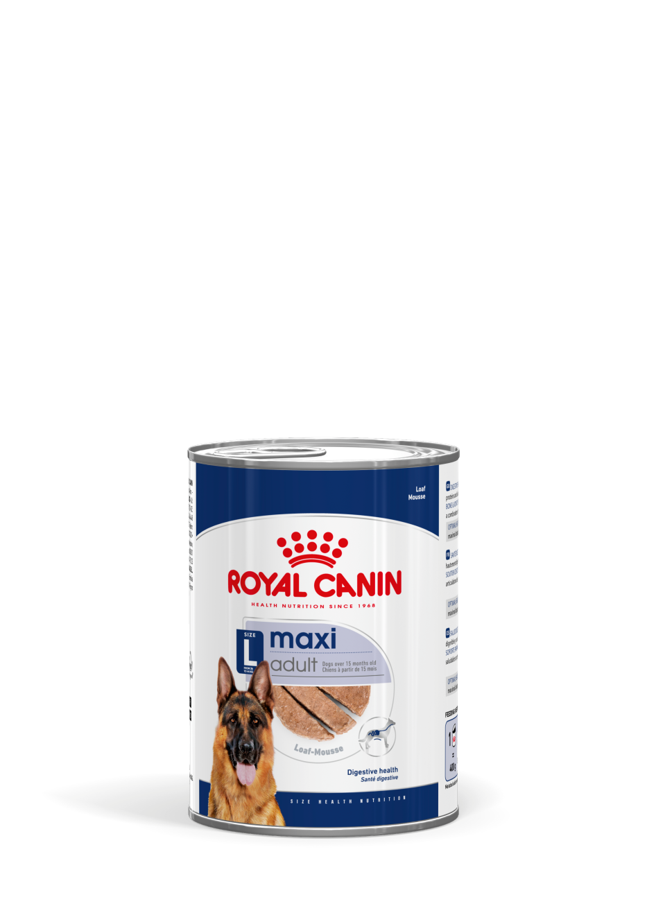 Konservai Maxi Adult paštetas didelių veislių šunims Royal Canin 410 g