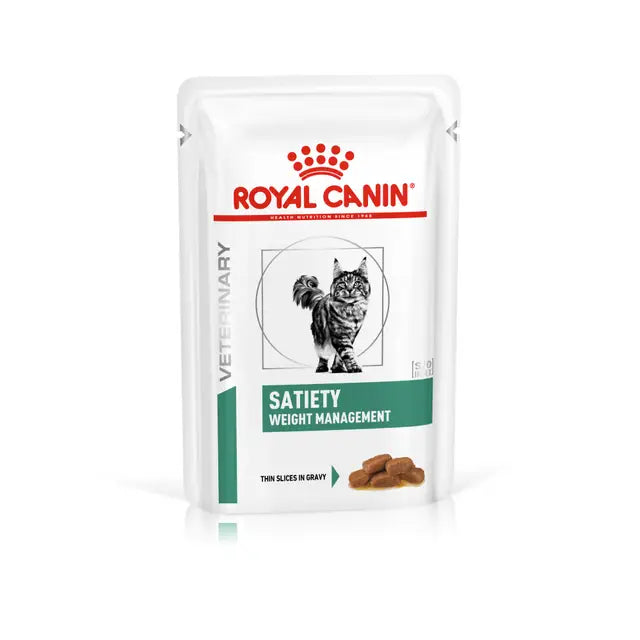 Satiety Weight Management drėgnas pašaras katėms Royal Canin (ploni griežinėliai padaže)