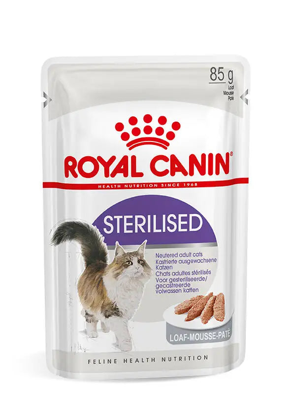 Sterilized drėgnas pašaras sterilizuotoms katėms Royal Canin (paštetas)