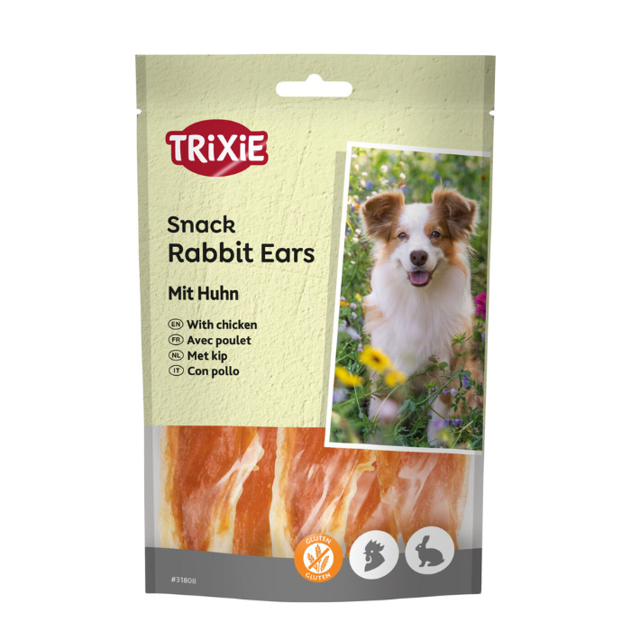 TRIXIE  PREMIO Skanėstas Triušio ausys, 80 g nauja pakuotės išvaizda