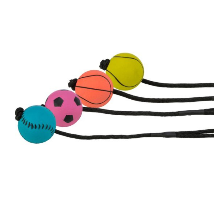 TRIXIE  Sport kamuolys su virve, plūduriuojantis, putų guma, ø 6-30 cm