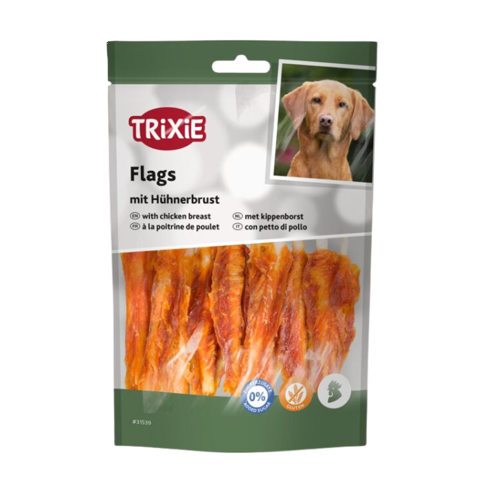 Trixie PREMIO Chicken Flags, 100g NAUJA PAKUOTĖS IŠVAIZDA