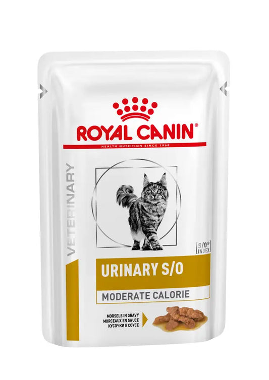 Urinary S/O Moderate Calorie drėgnas pašaras katėms Royal Canin