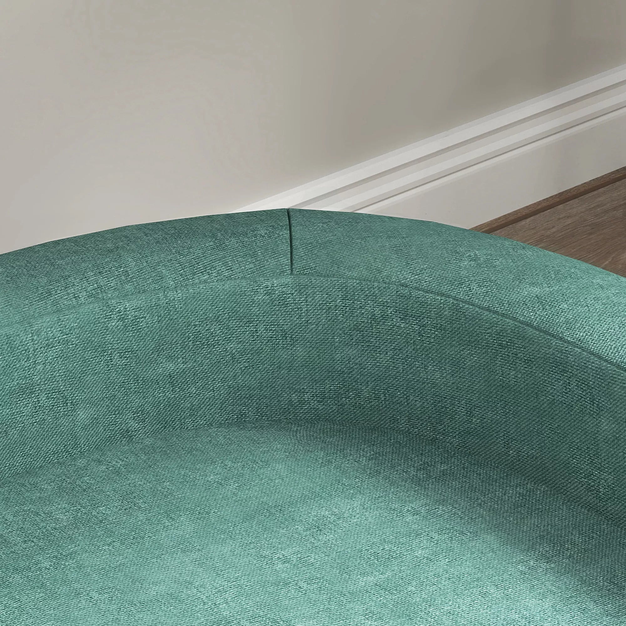 Šunų lova, šunų sofa, naminių gyvūnėlių sofa, Eukalipto mediena, 98 x 67 x 25 cm, Žalia