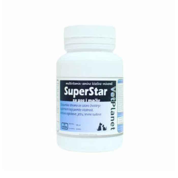 VetPlanet SUPERSTAR pašaro papildas tbl N70